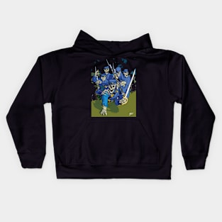 Civil War Skeletons Kids Hoodie